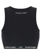 TechWear Black Polyamide Sport Bra