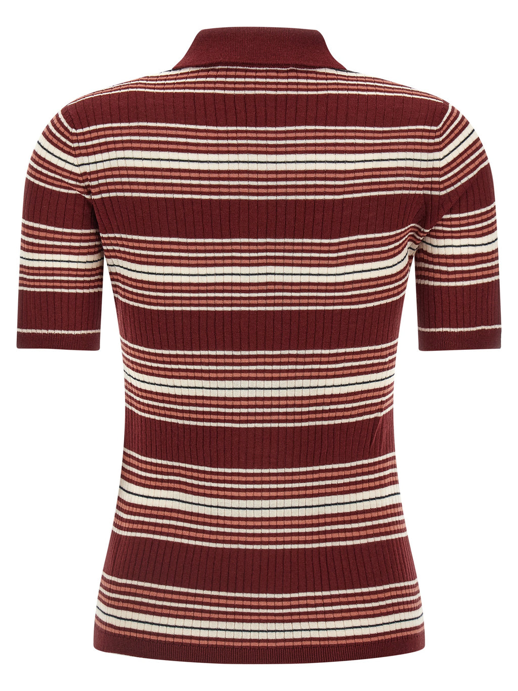 Silk‑Wool MstTallero Polo Shirt