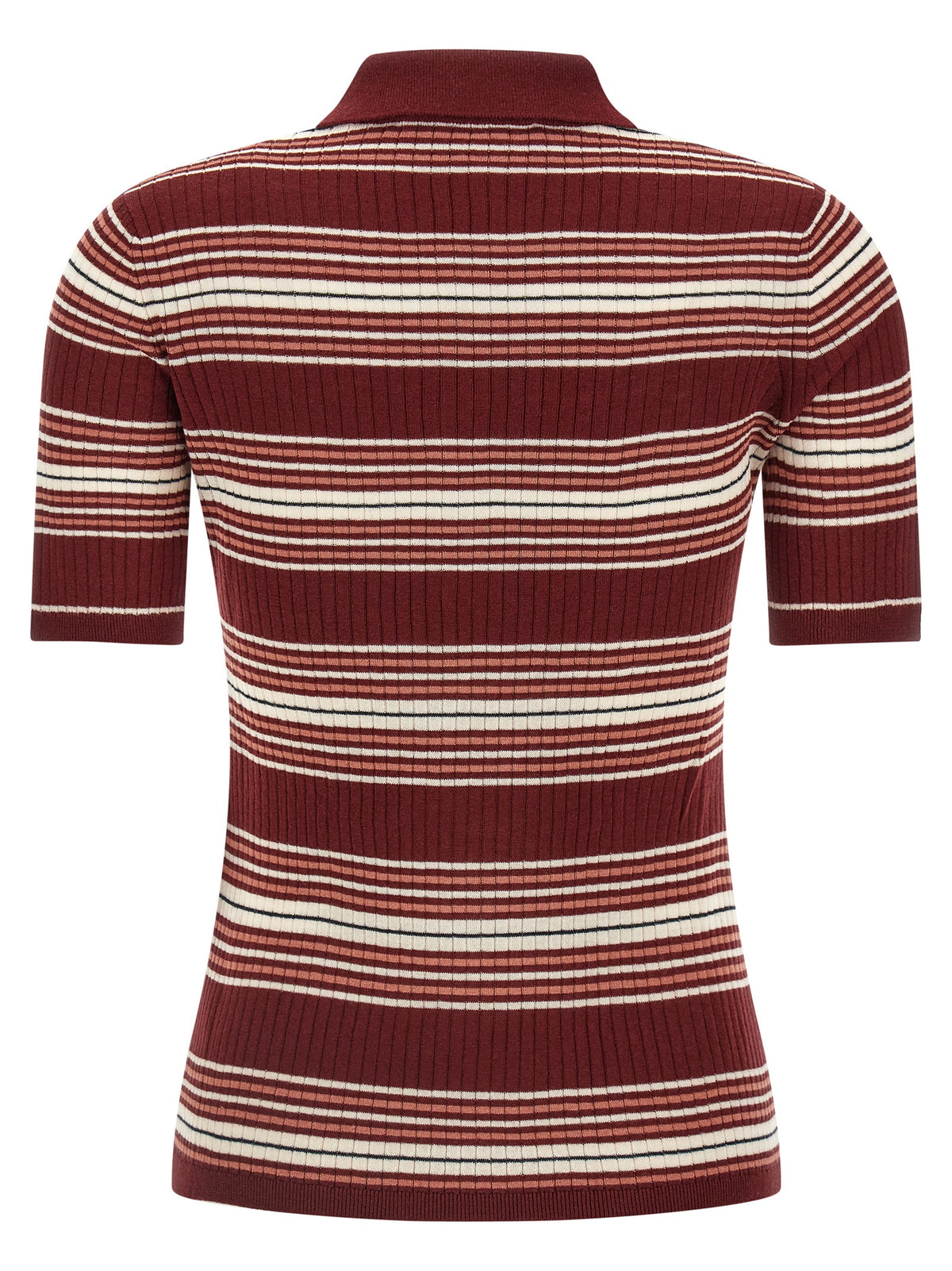 Silk‑Wool MstTallero Polo Shirt