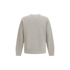 Gray Cotton Sweatshirt Eiffel Tower Design