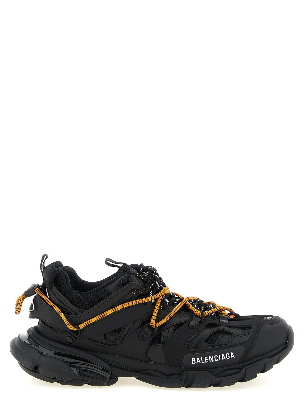 Track Trail Laces Black Polyurethane & Polyester Athletic Sneakers