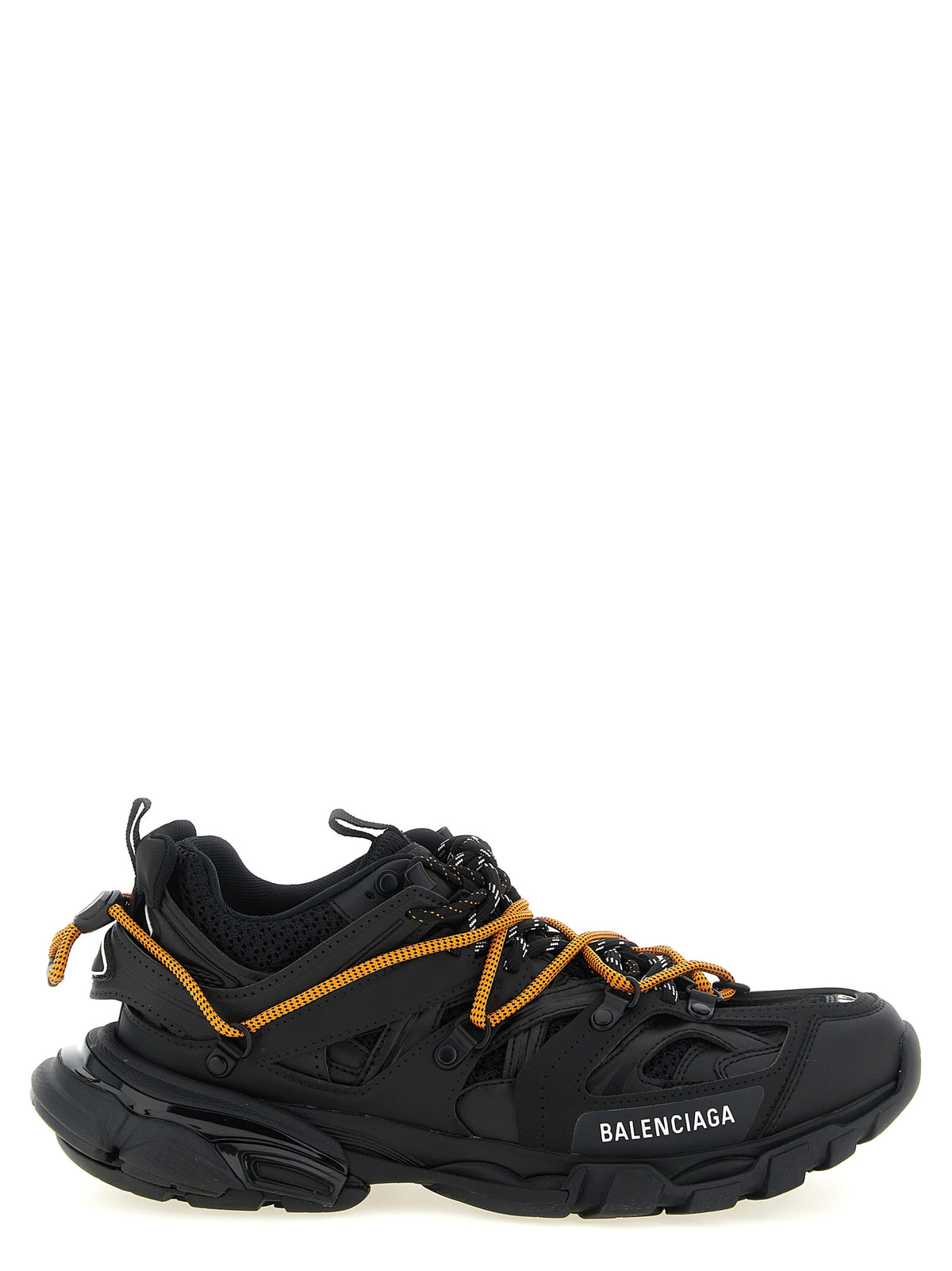 Track Trail Laces Black Polyurethane & Polyester Athletic Sneakers