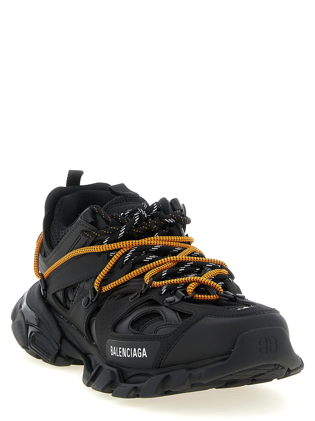 Track Trail Laces Black Polyurethane & Polyester Athletic Sneakers