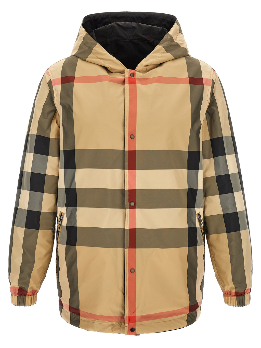 Elmhurst Reversible Hooded Polyester Coat