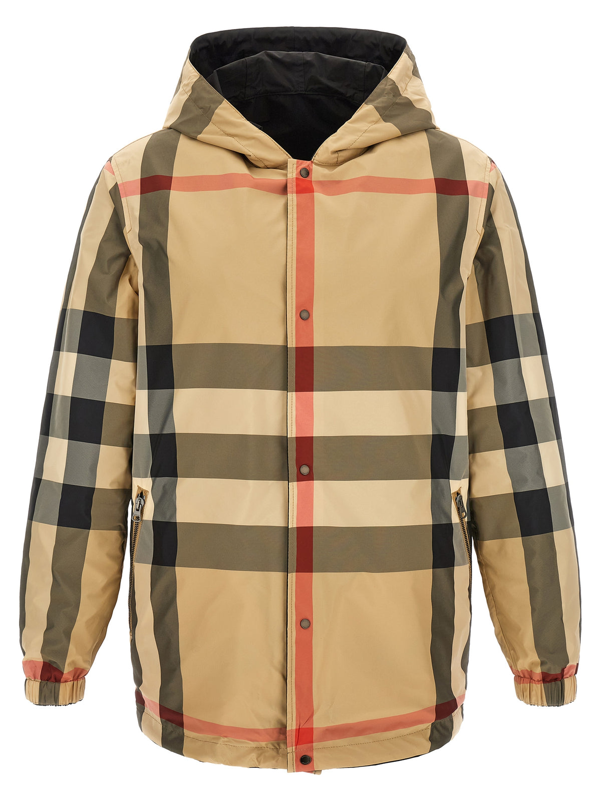 Elmhurst Reversible Hooded Polyester Coat
