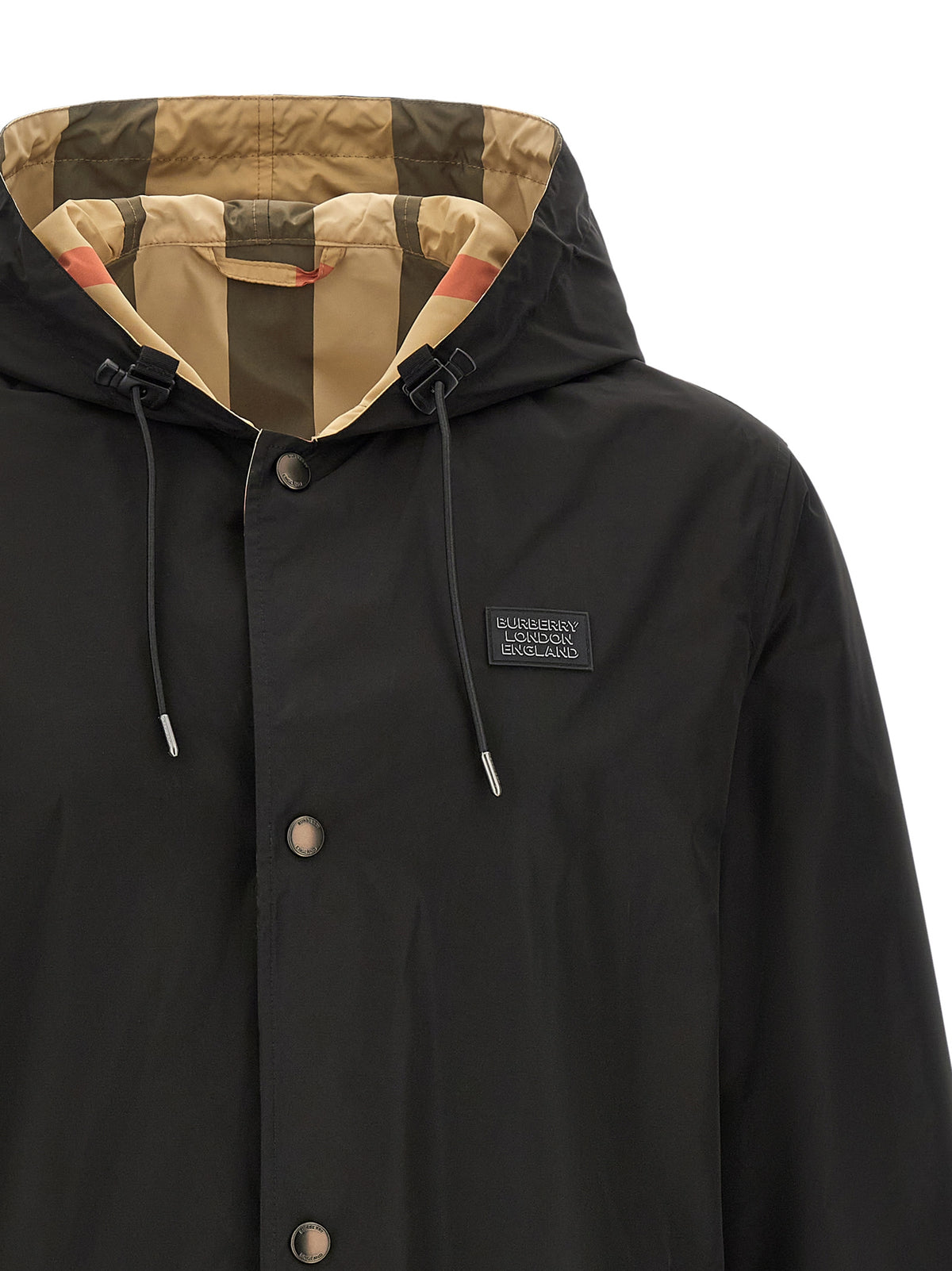 Elmhurst Reversible Hooded Polyester Coat