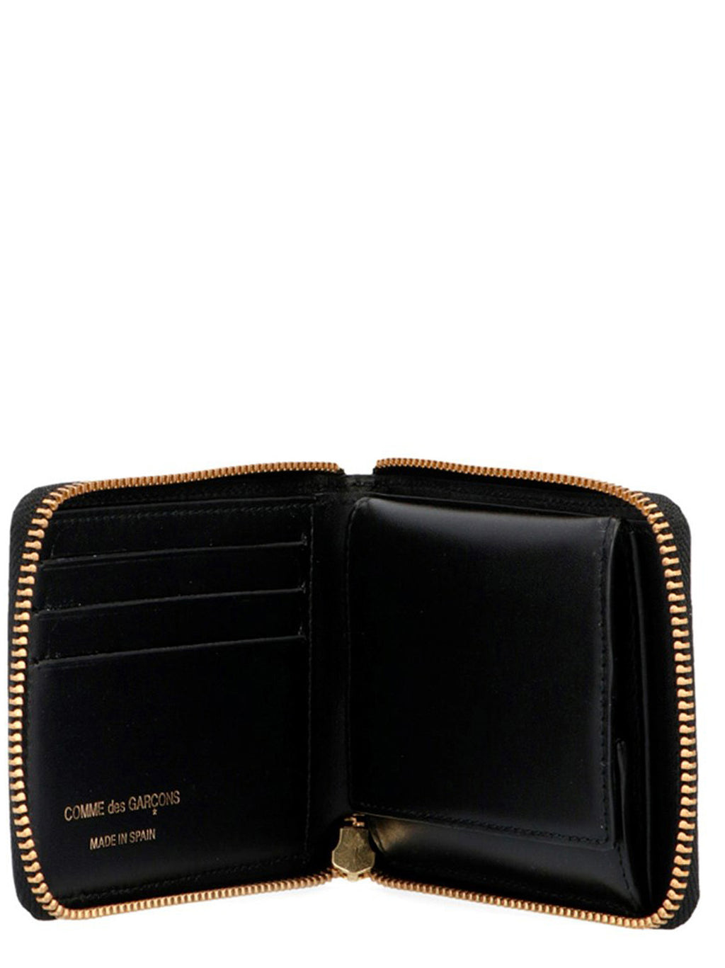 Arecalf Black Calf Leather Cardholder