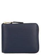 Blue Calfskin Arecalf Wallet