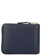 Blue Calfskin Arecalf Wallet