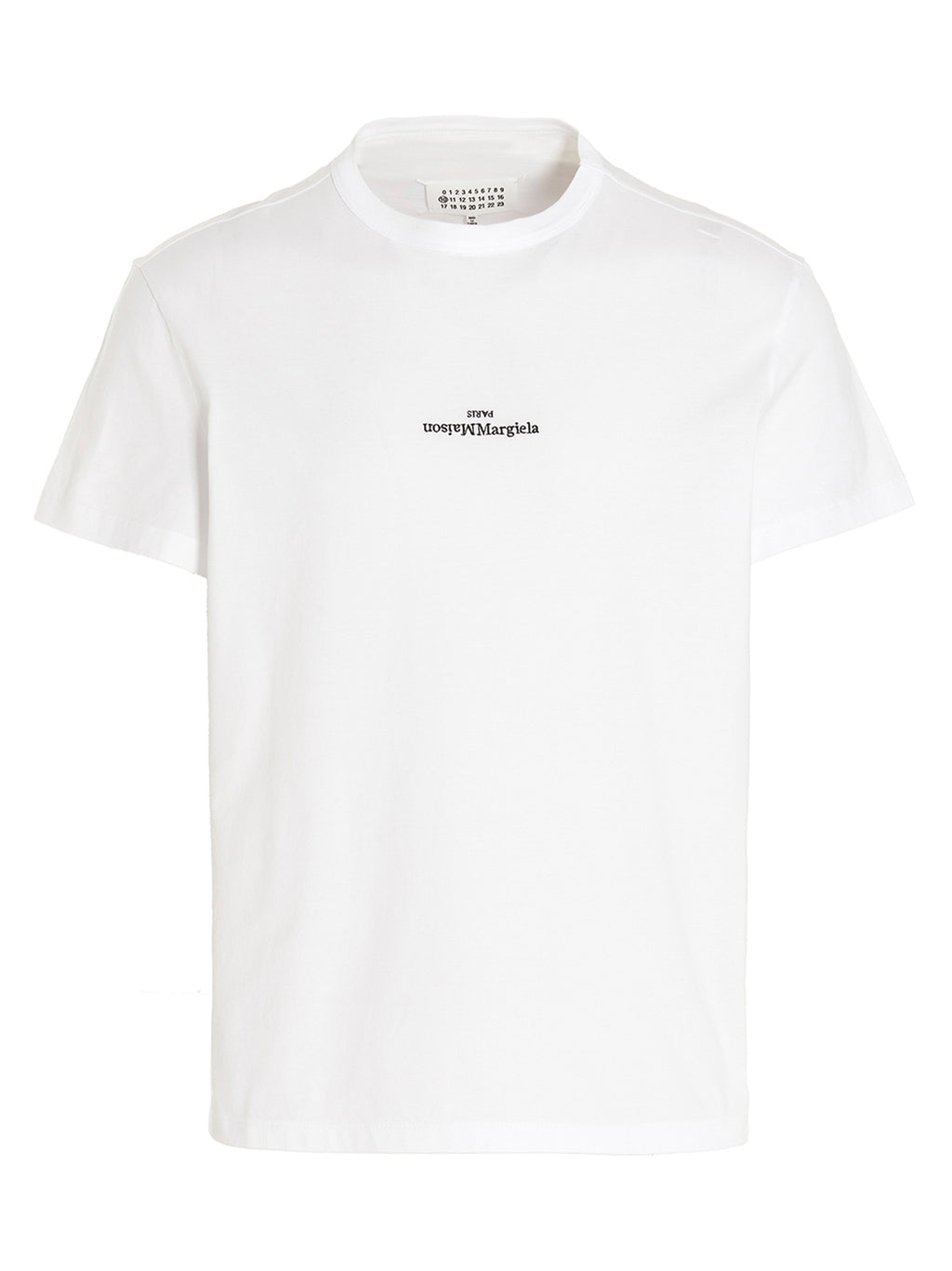 White Cotton Crewneck T-Shirt