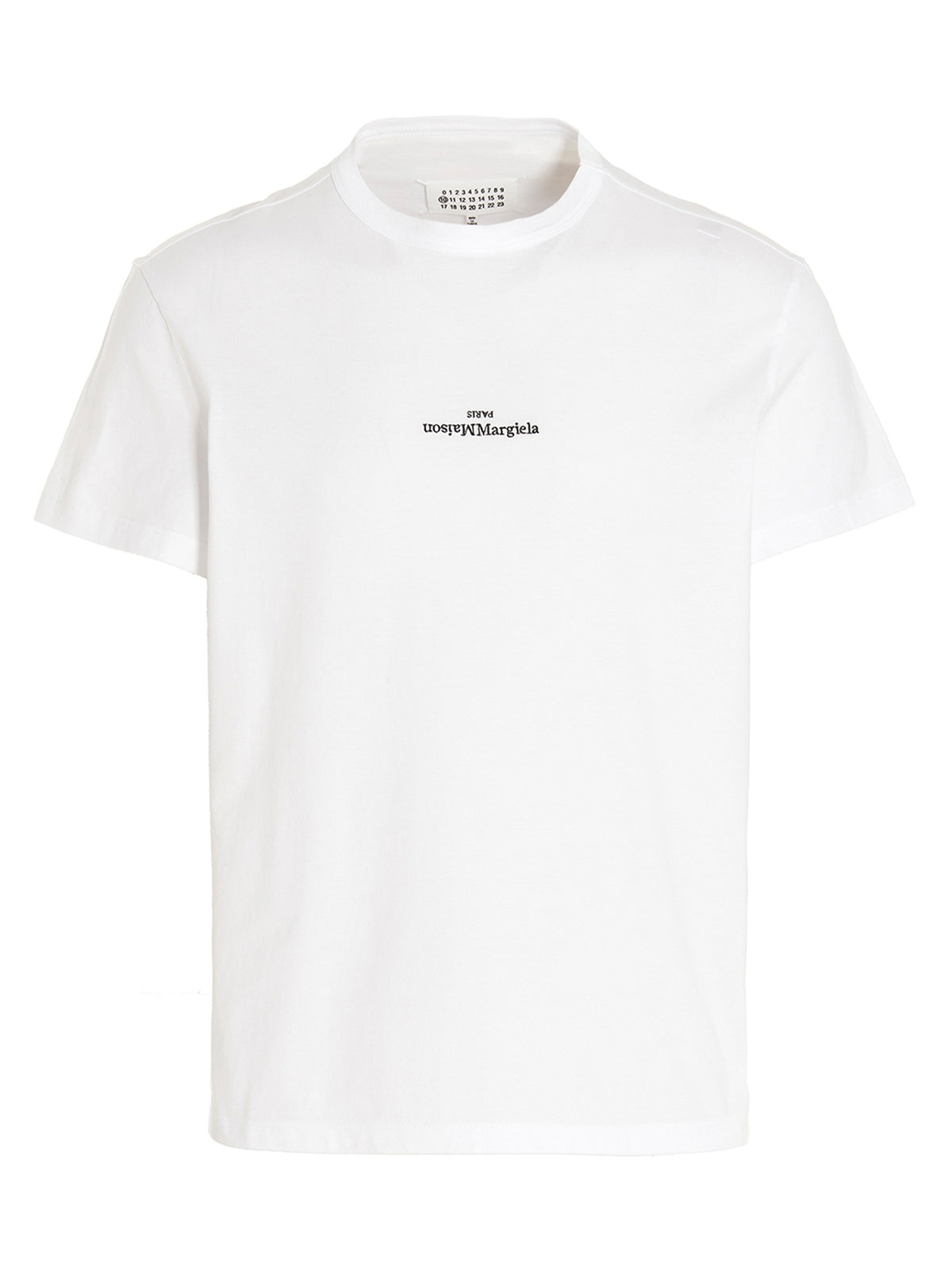 White Cotton Crewneck T-Shirt