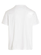 White Cotton Crewneck T-Shirt