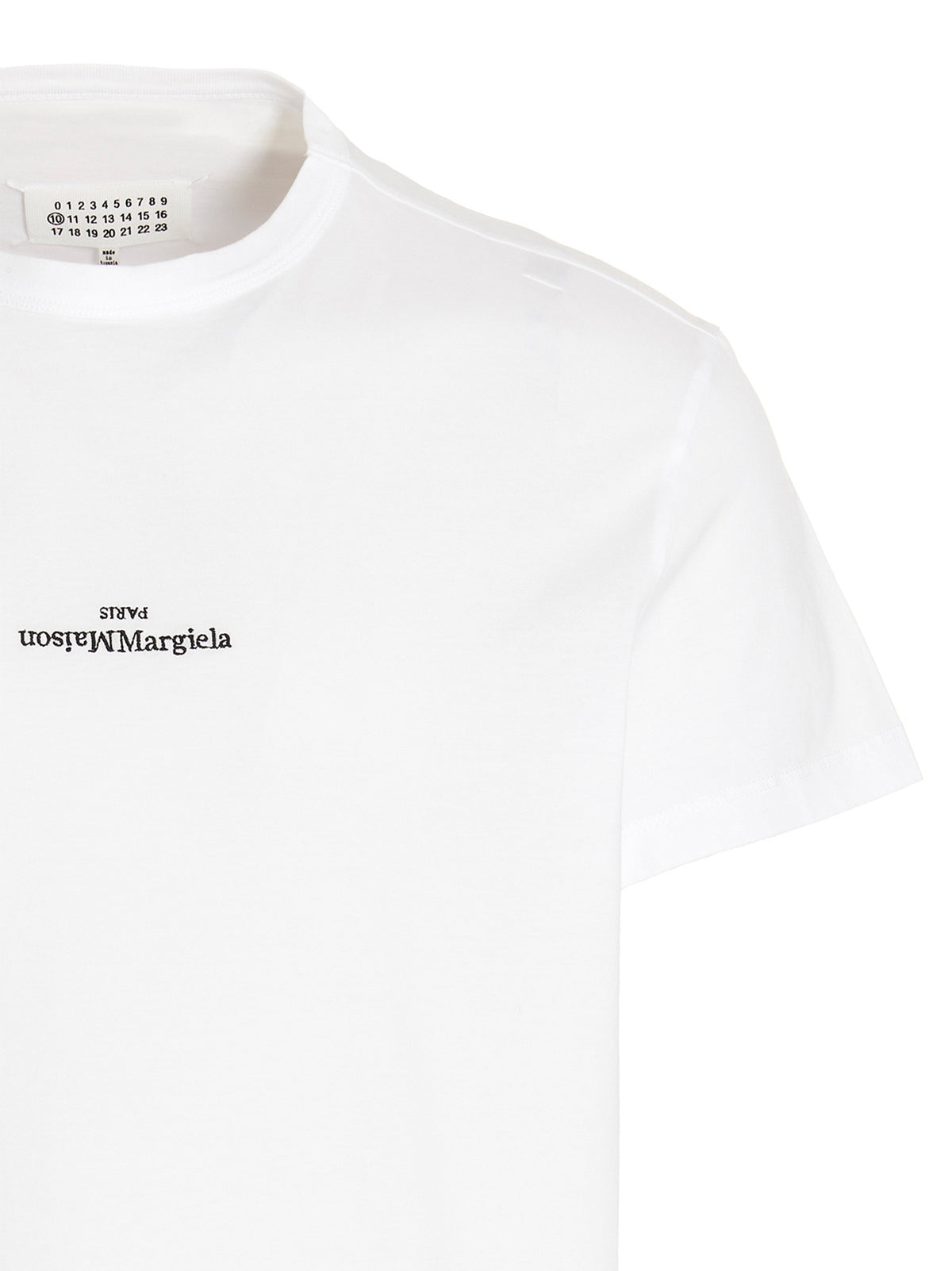 White Cotton Crewneck T-Shirt