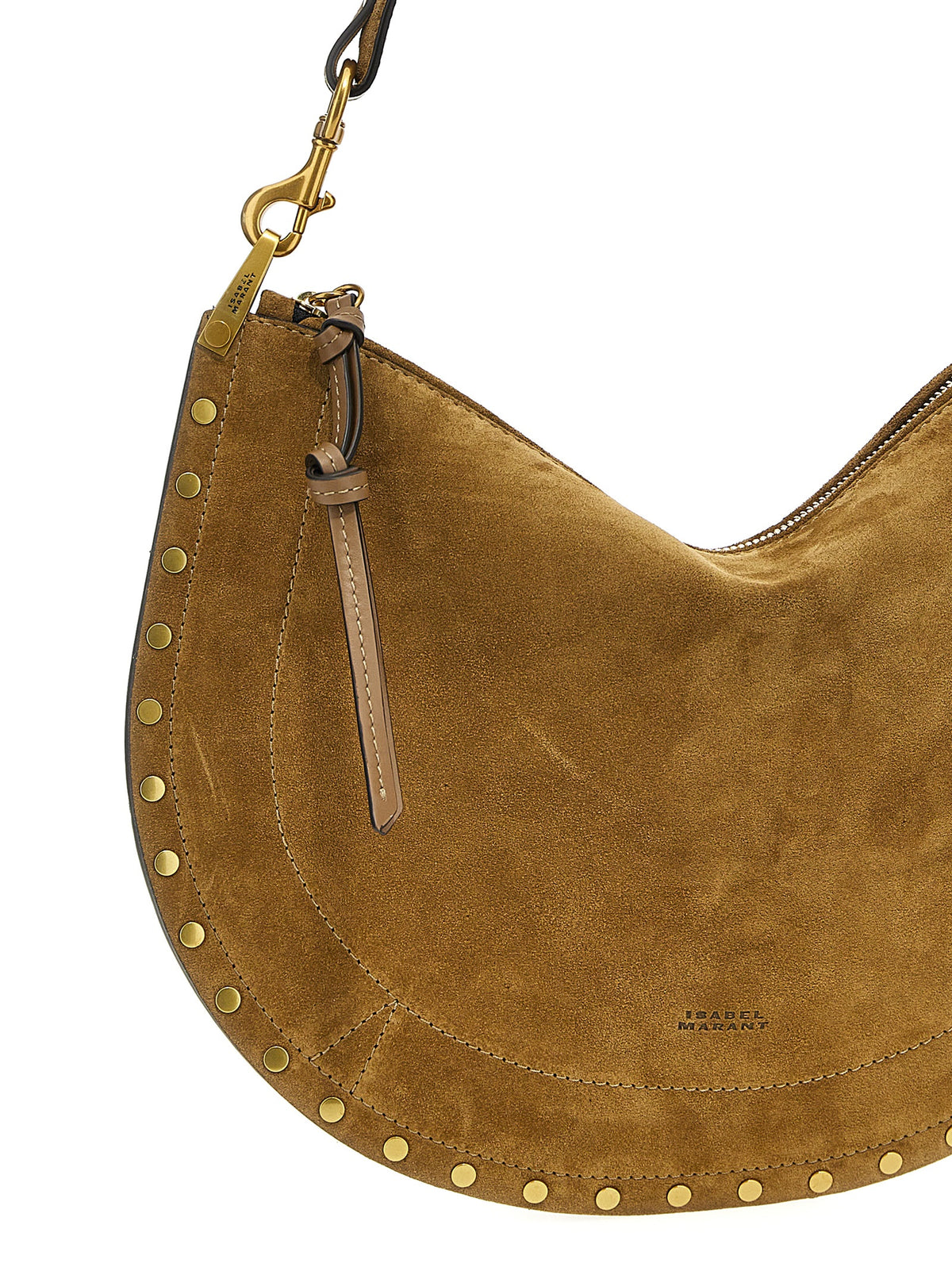 Goat Leather Oskan Hobo Zipped Shoulder Bag