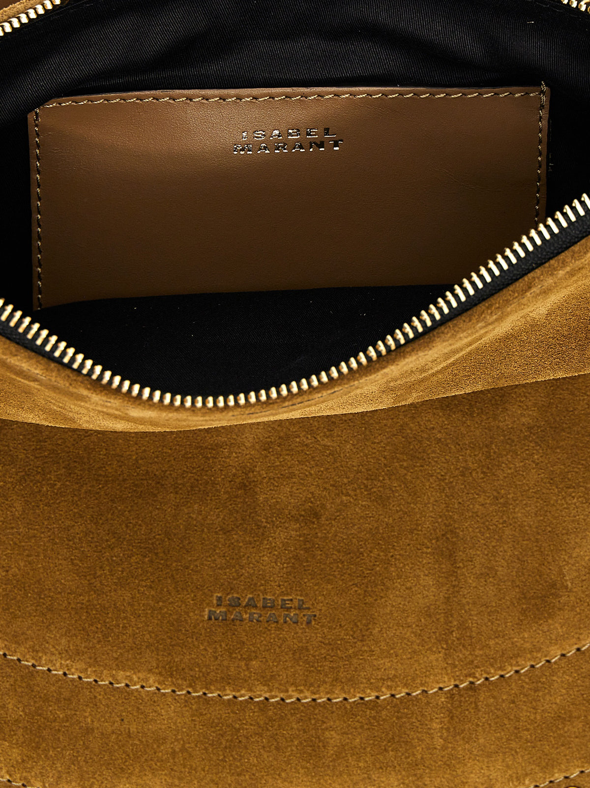 Goat Leather Oskan Hobo Zipped Shoulder Bag