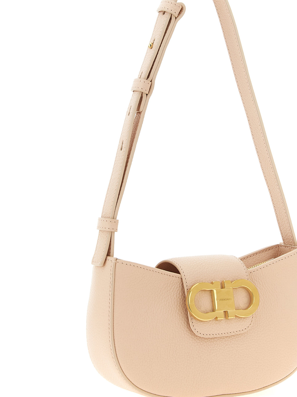 Pink Calfskin Gabry Shoulder Bag