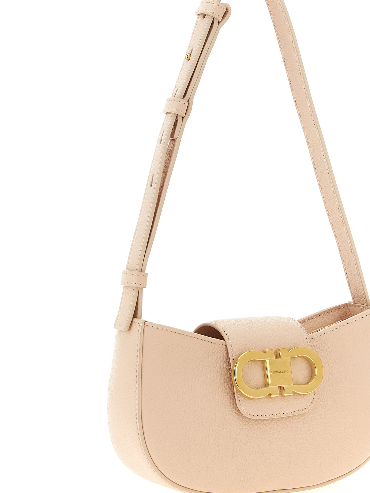 Pink Calfskin Gabry Shoulder Bag