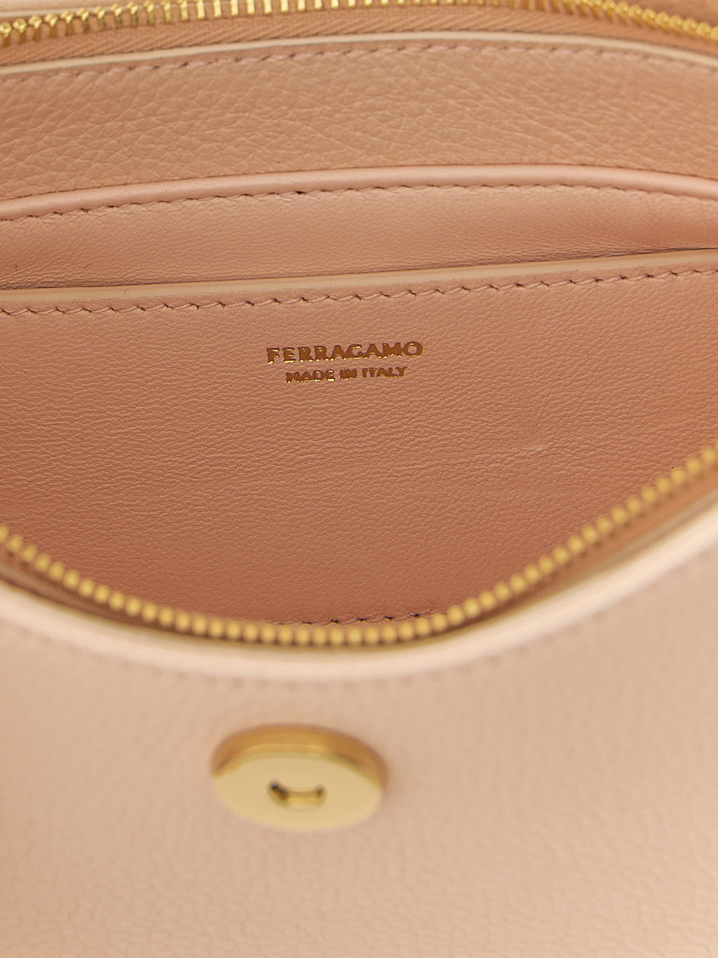 Pink Calfskin Gabry Shoulder Bag