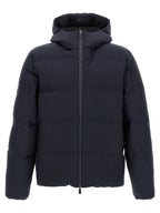 Blue Polyamide New Impact Down Jacket
