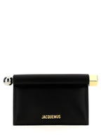 Lamb Leather La Petite Pochette Rond Carré Clutch