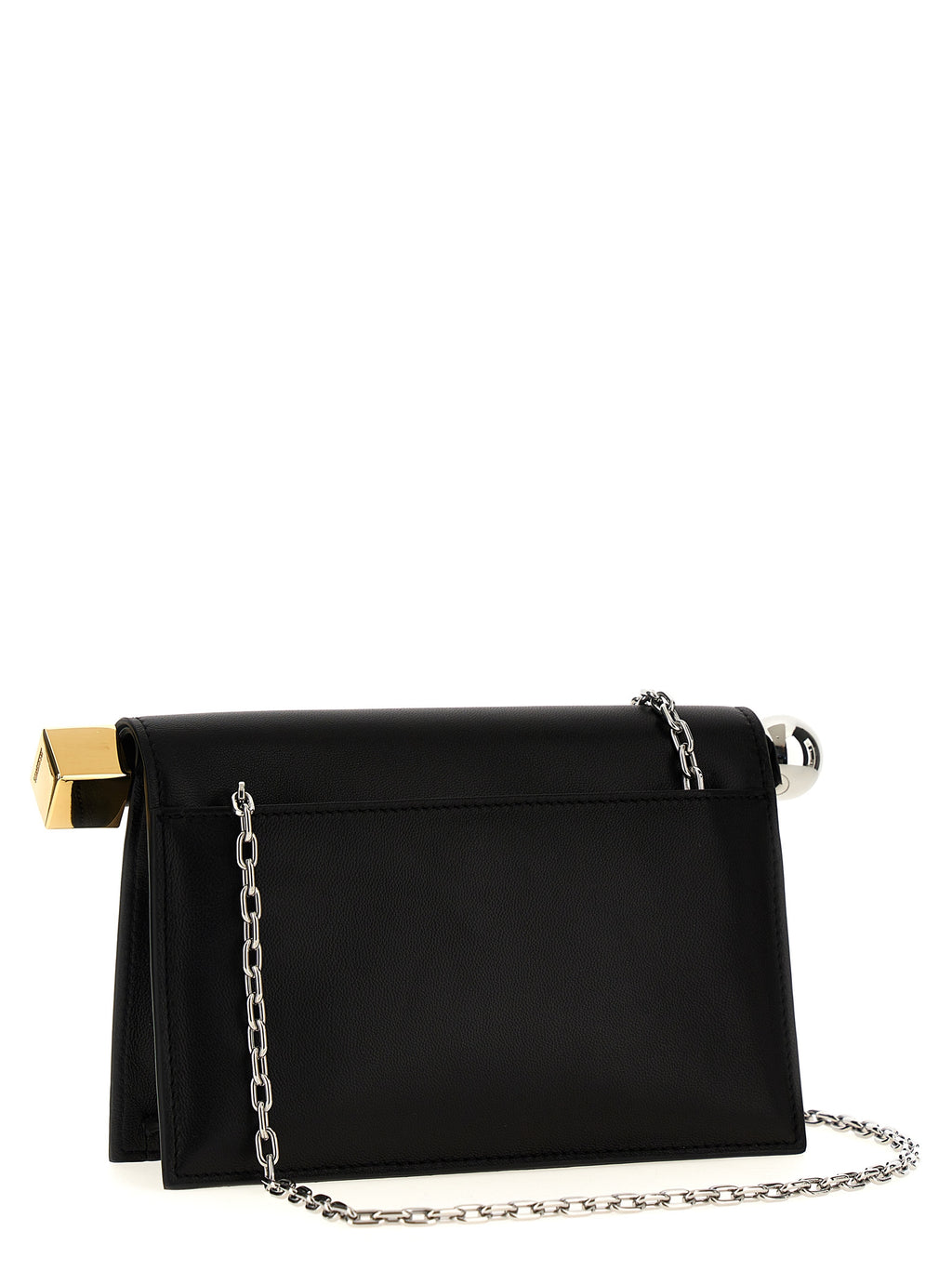 Lamb Leather La Petite Pochette Rond Carré Clutch