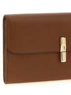 Brown Calfskin Iride Clutch