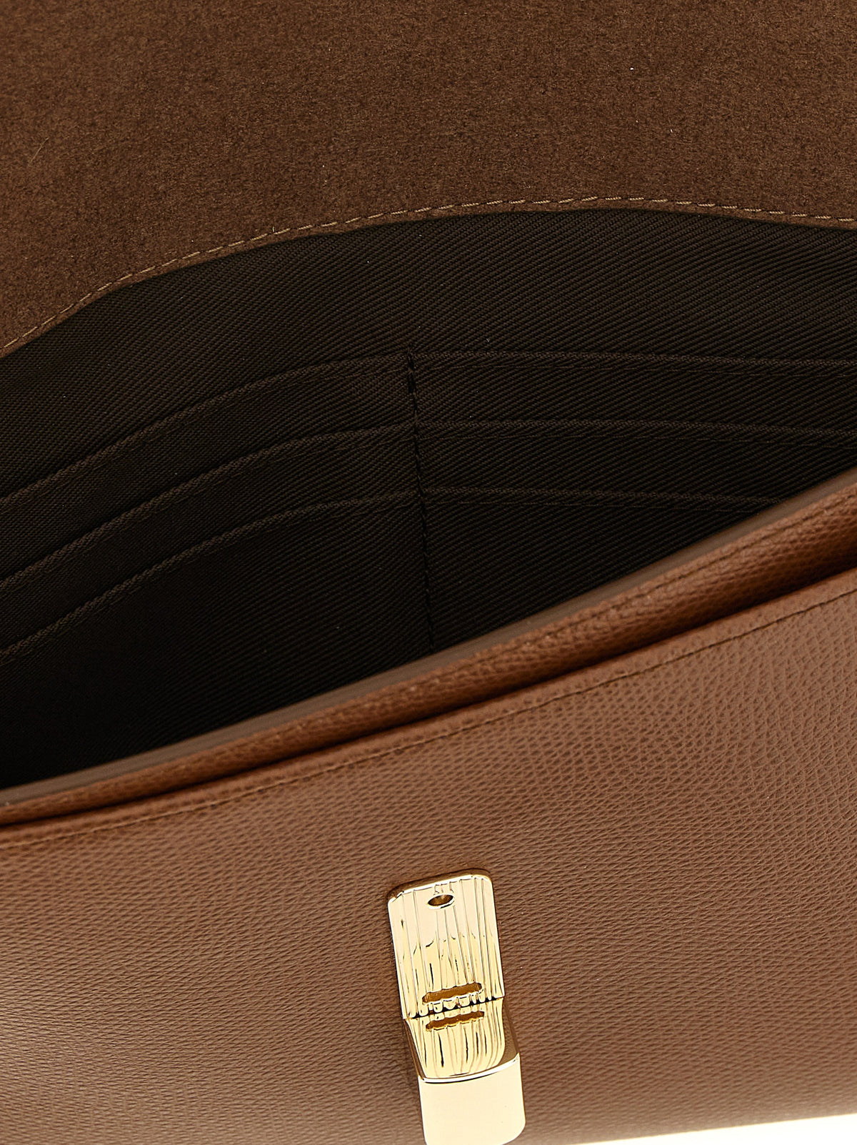Brown Calfskin Iride Clutch