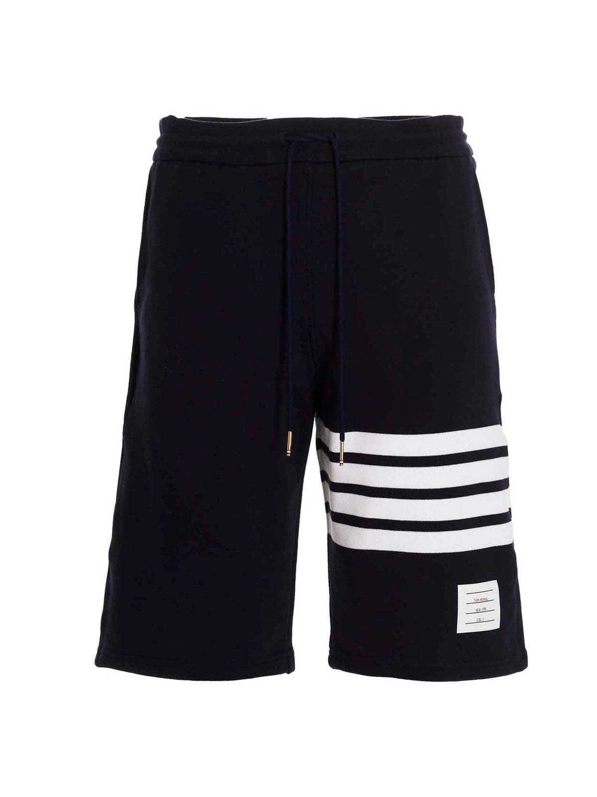 4-Bar Cotton Bermuda Shorts
