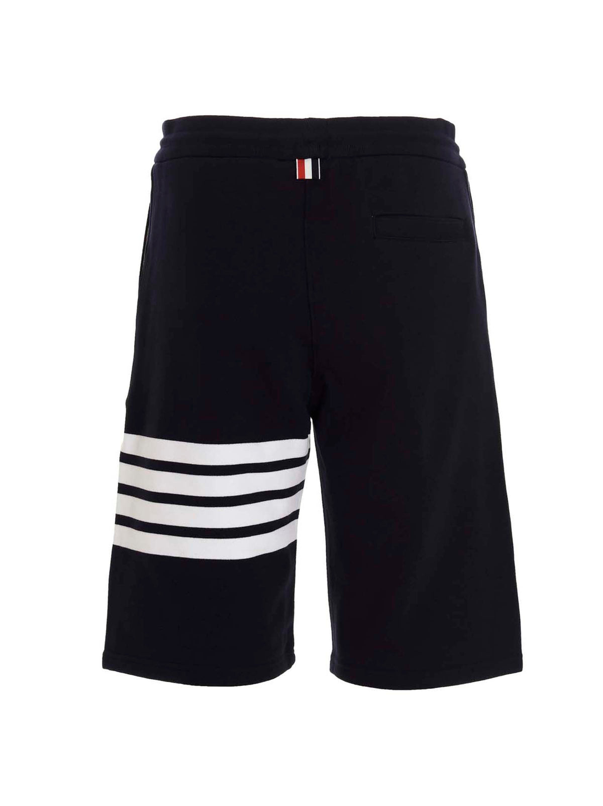 4-Bar Cotton Bermuda Shorts