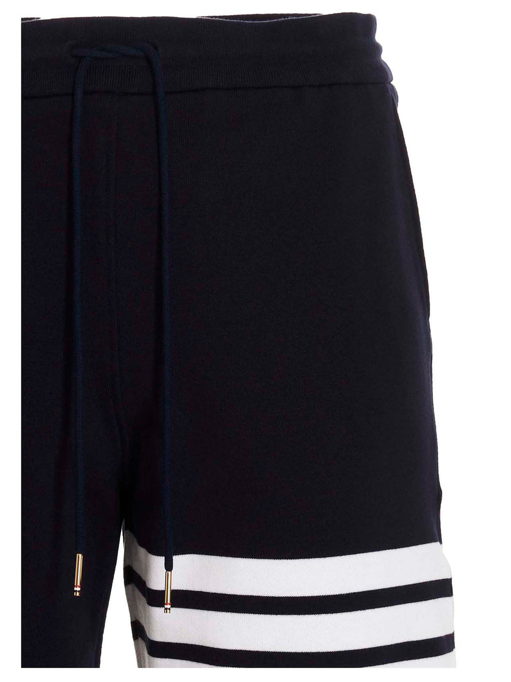 4-Bar Cotton Bermuda Shorts