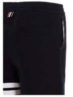 4-Bar Cotton Bermuda Shorts
