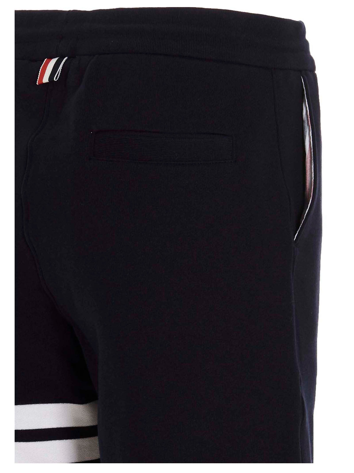 4-Bar Cotton Bermuda Shorts