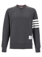 Gray Cotton Crewneck Sweatshirt