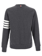 Gray Cotton Crewneck Sweatshirt