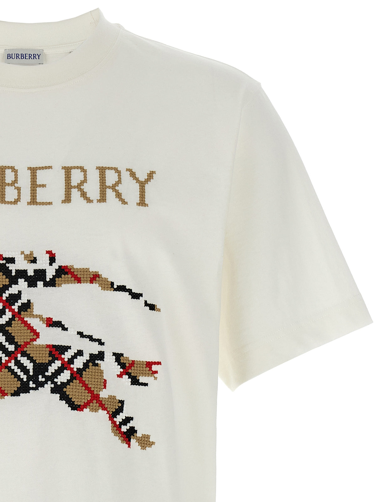 Check Cotton Jersey T-Shirt