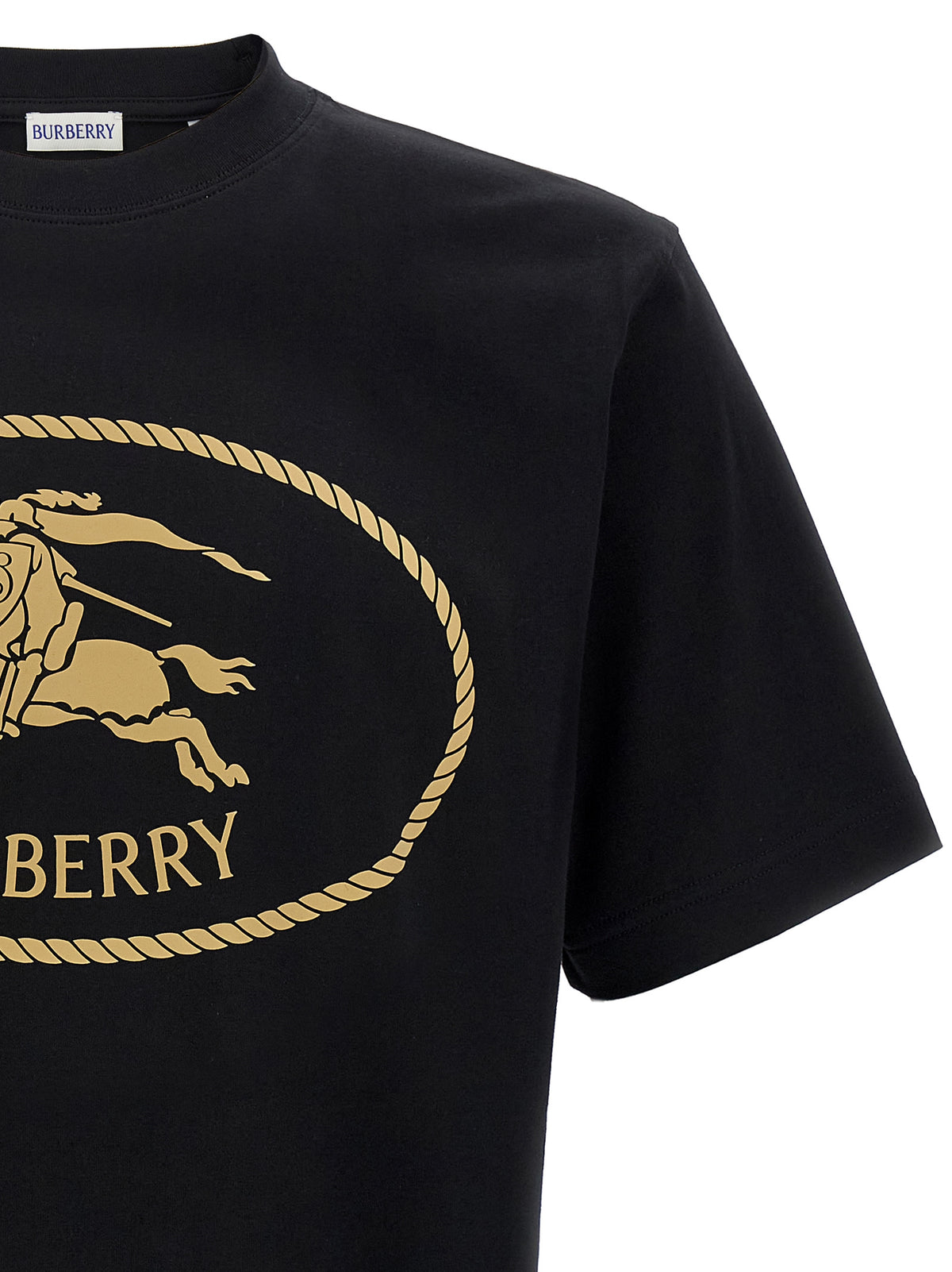 Black Cotton Jersey T-Shirt