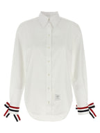 White Cotton Poplin Blouse