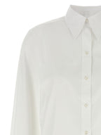 White Cotton Poplin Blouse