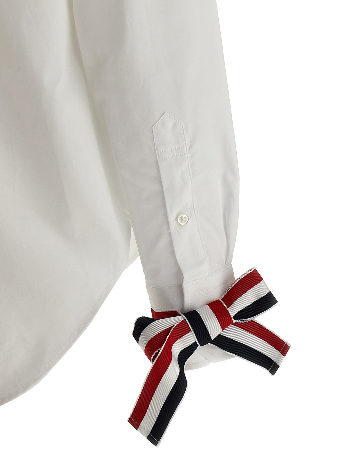 White Cotton Poplin Blouse
