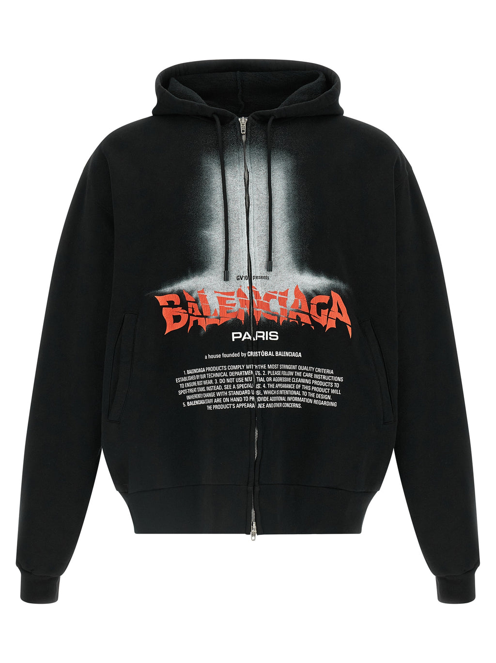 Oversized Cotton Sweatshirt with “The Door” Graphic