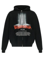 Oversized Cotton Sweatshirt with “The Door” Graphic