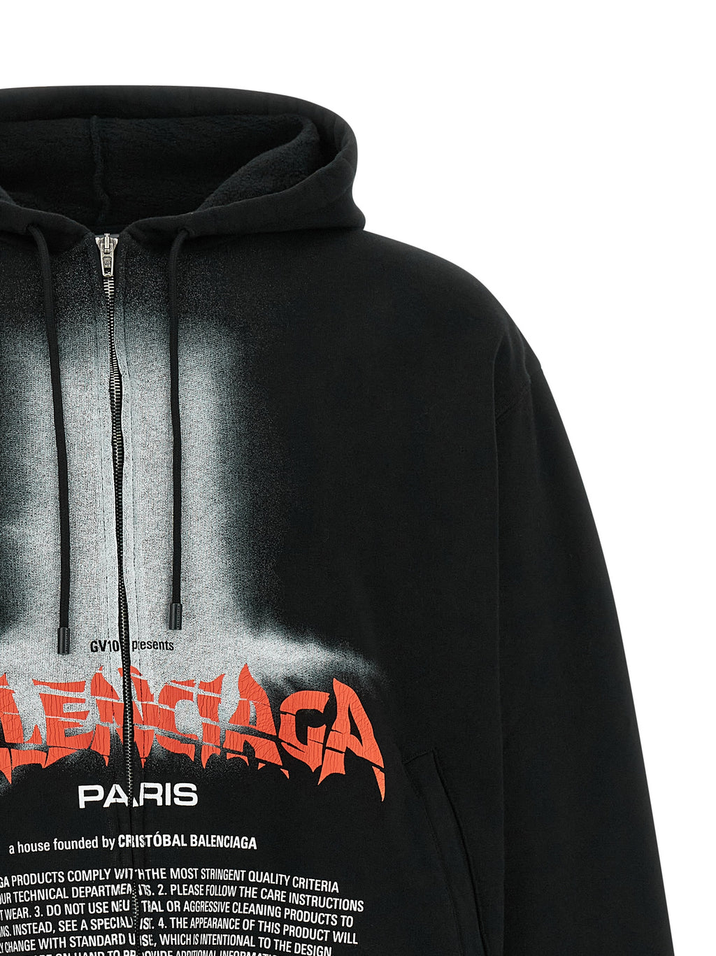 Oversized Cotton Sweatshirt with “The Door” Graphic