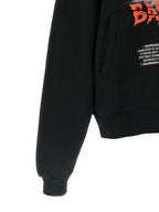 Oversized Cotton Sweatshirt with “The Door” Graphic