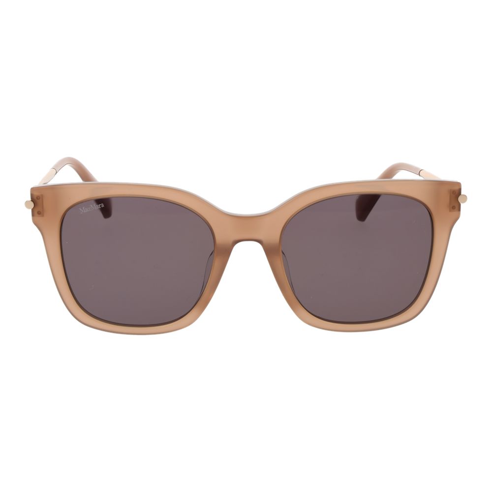 Beige Acetate Butterfly Sunglasses