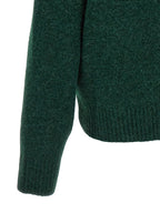 Bottle Green Alpaca Wool Cardigan
