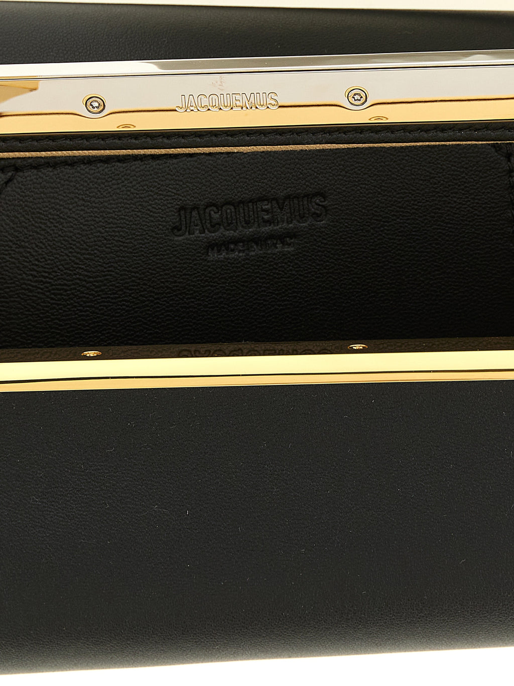 Lamb Leather La Pochette Salon Clutch