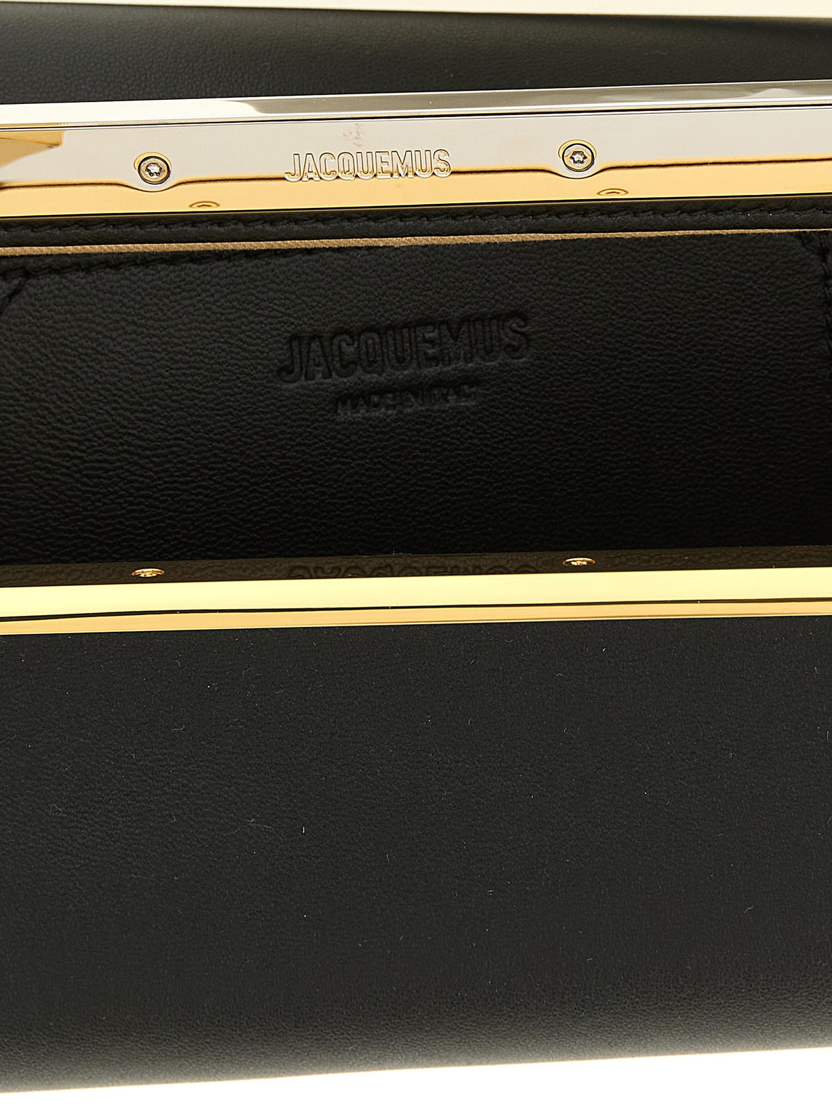 Lamb Leather La Pochette Salon Clutch