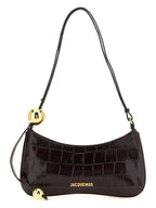 Bordeaux Calfskin Le Bisou Perle Shoulder Bag