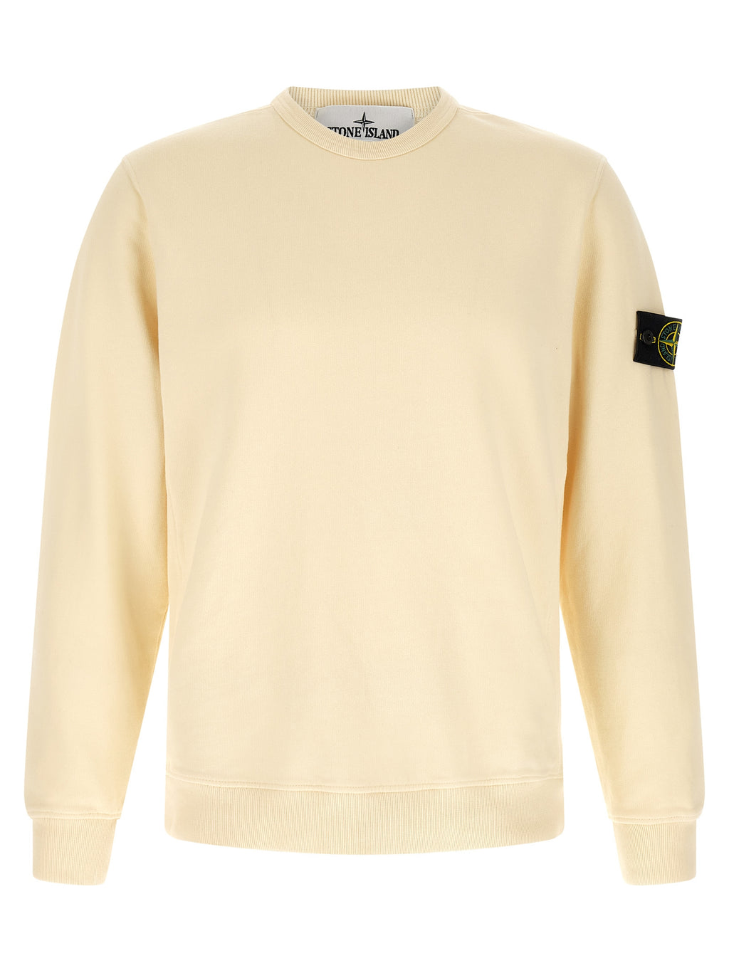 Ivory Cotton Jersey Sweatshirt