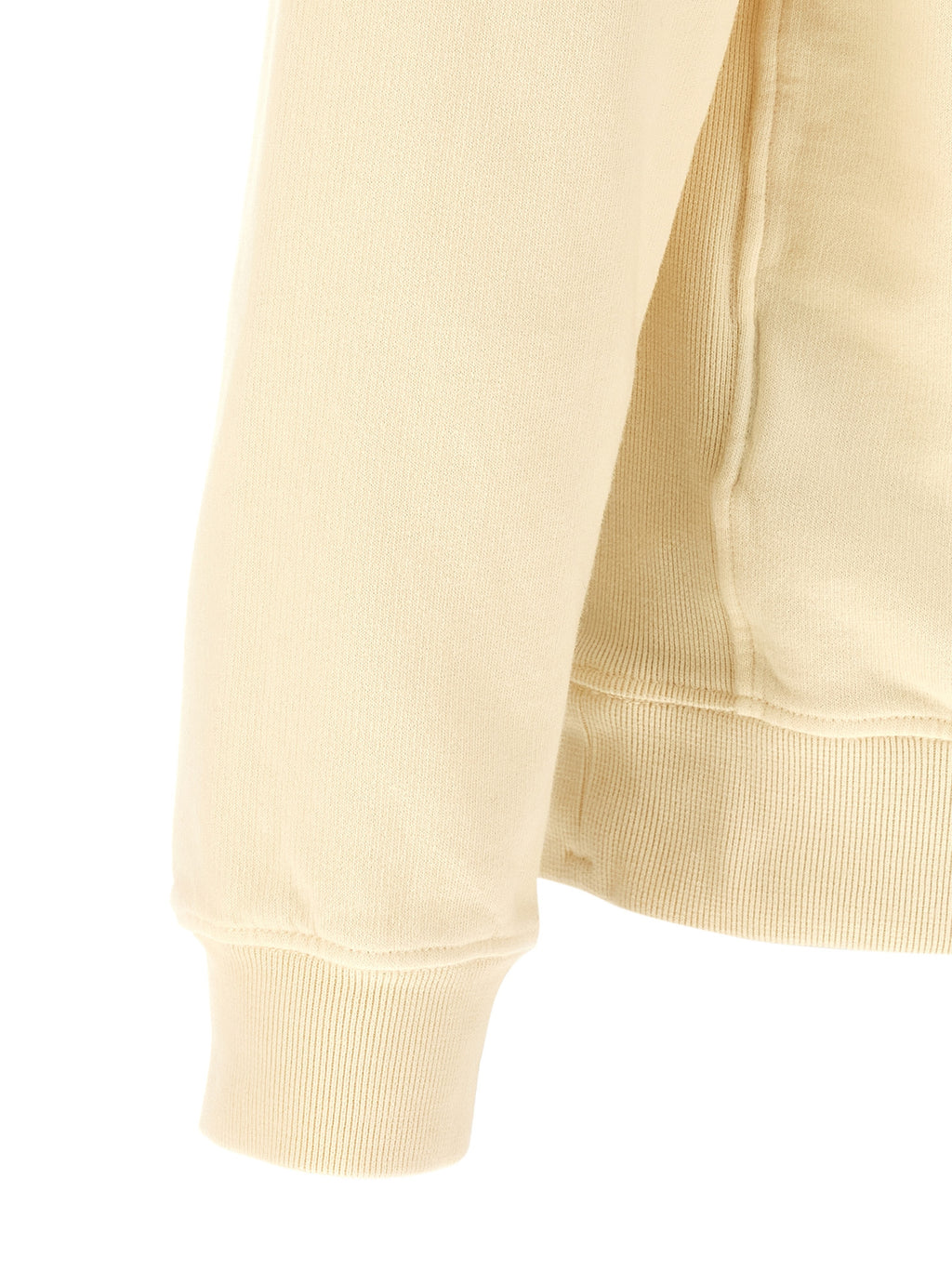 Ivory Cotton Jersey Sweatshirt